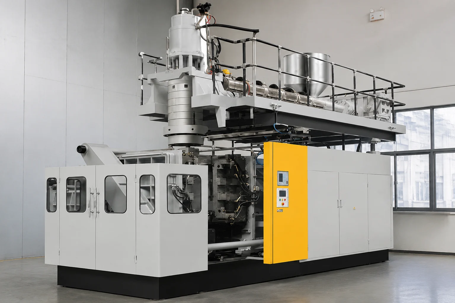 Automotive blow molding turnkey line design engineering