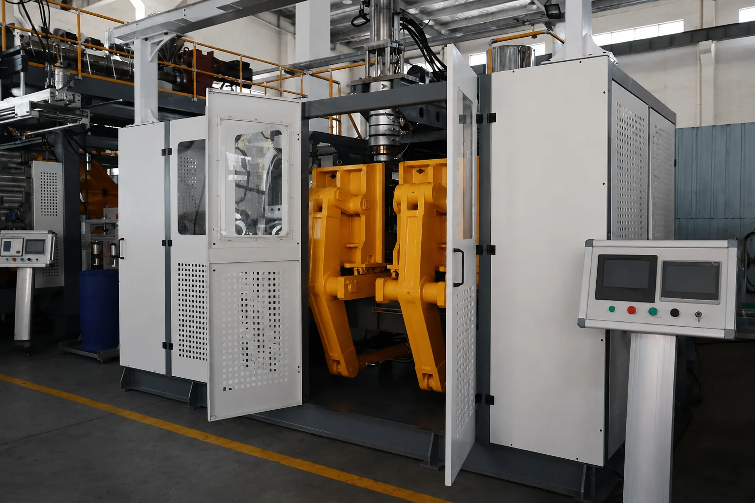Automotive fuel tank production line