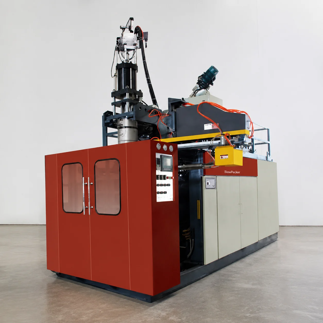 BlowPacker Automatic Blow Molding Machine family overview across Extrusion, PET Stretch, Injection Blow, and Remanufactured technology platforms