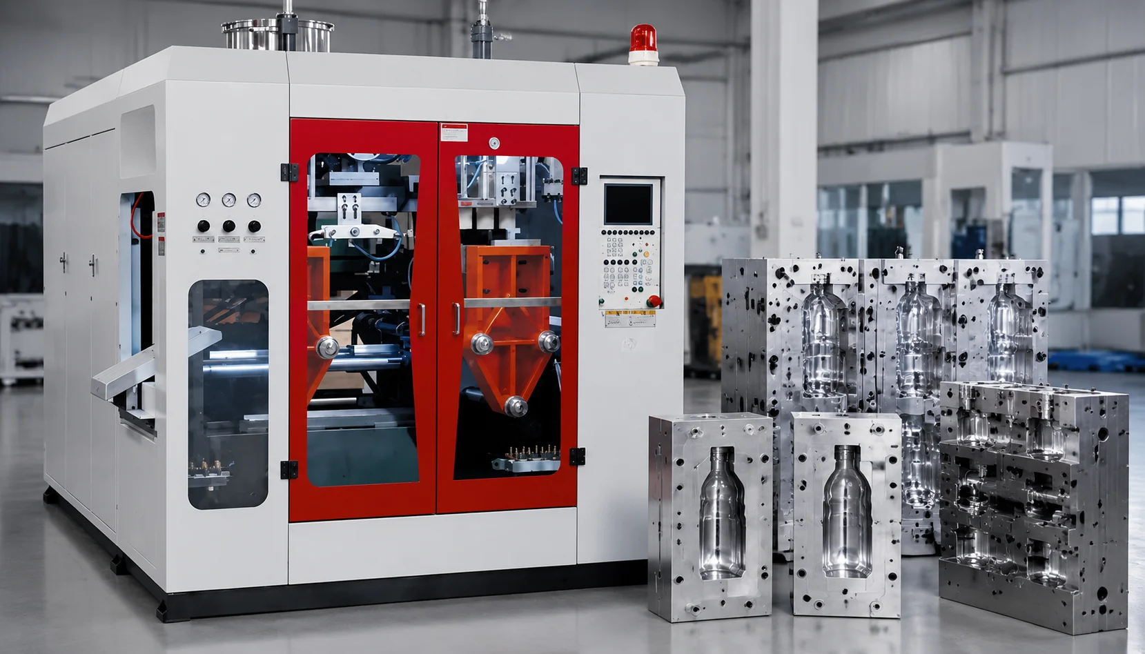 BlowPacker plastic bottle manufacturing equipment and precision blow molds production line setup