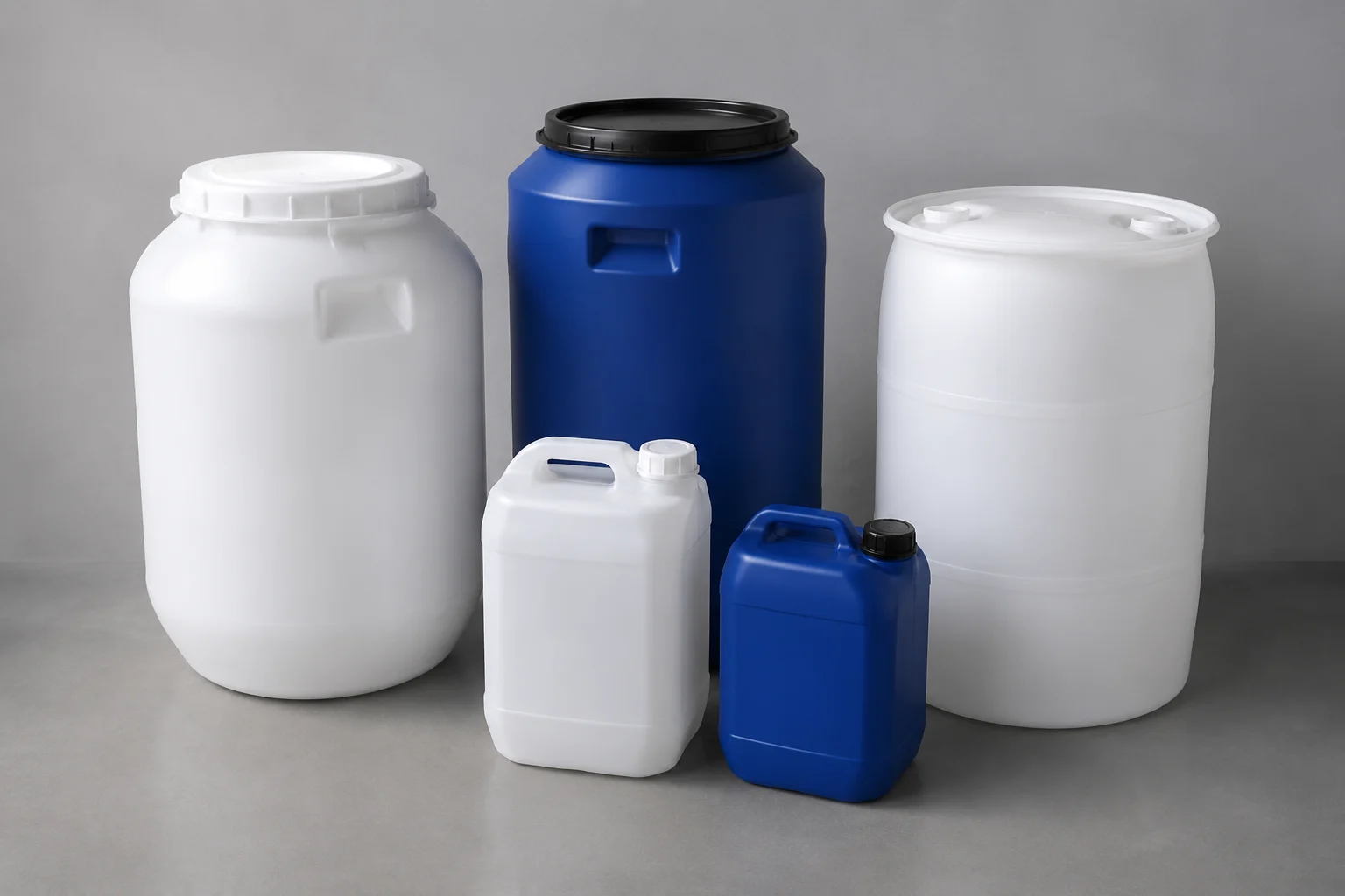 Bulk fluid storage container blow molding