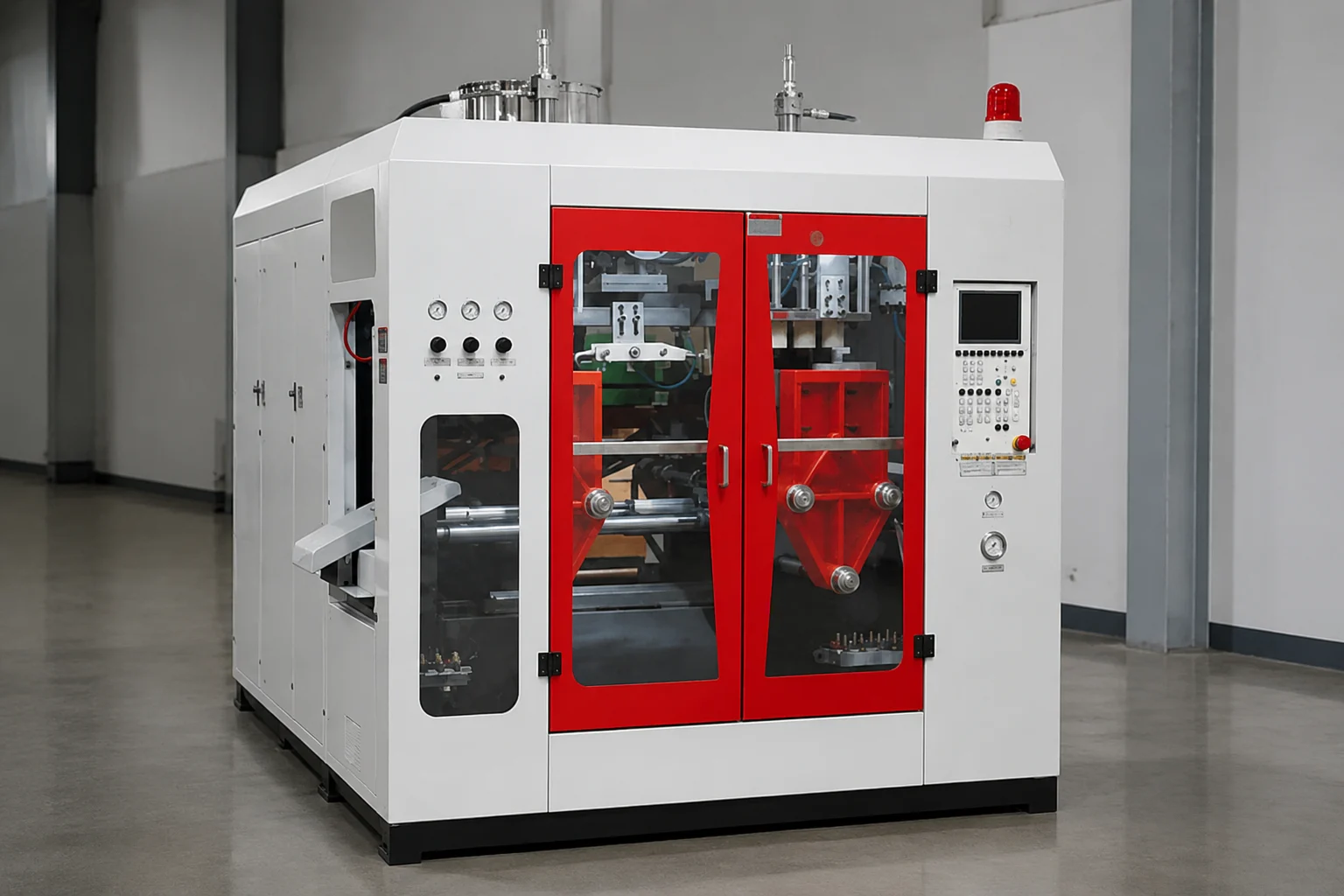 Extrusion Blow Mold illustration