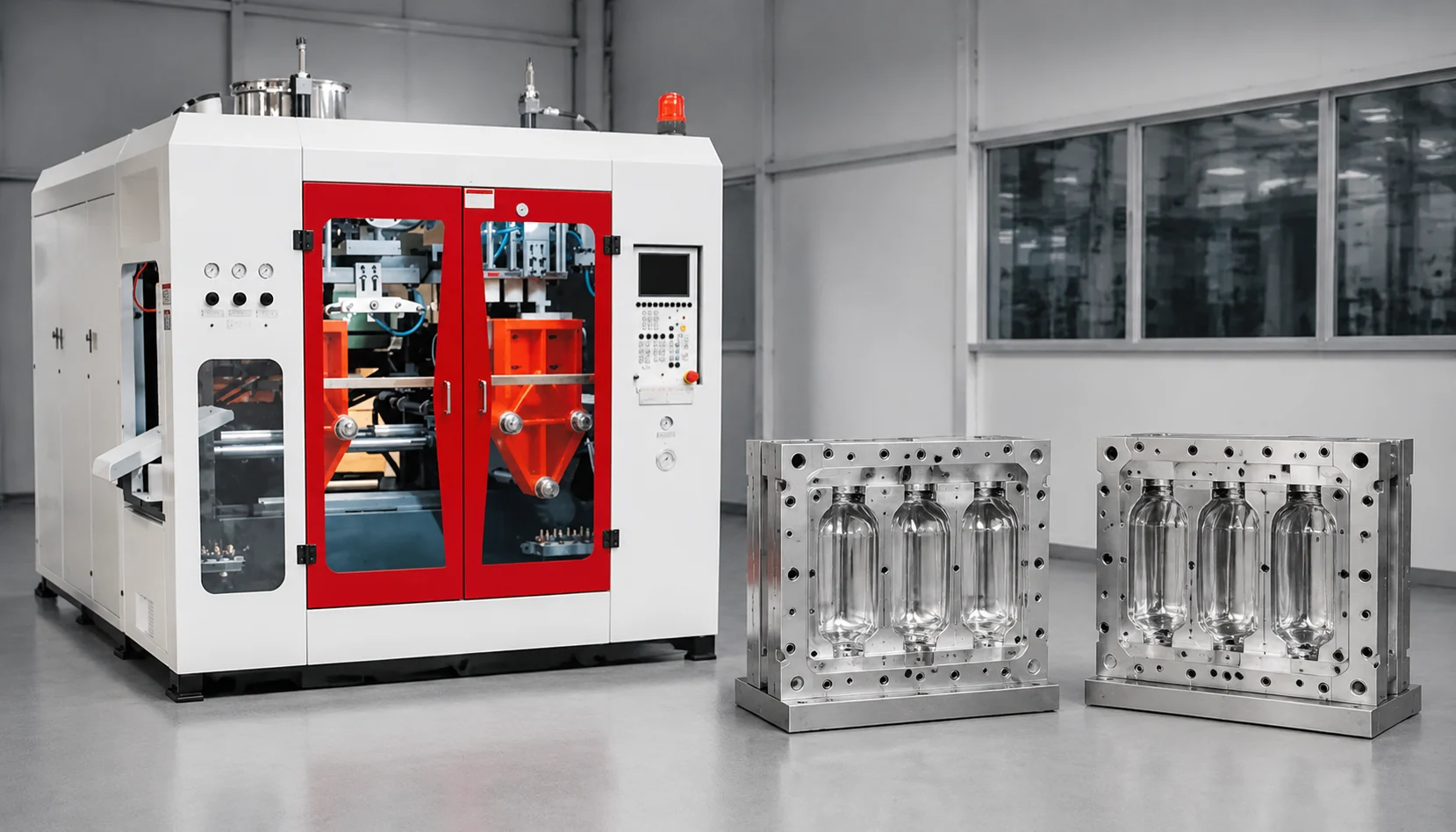 Medical-grade blow molding machinery and precision molds