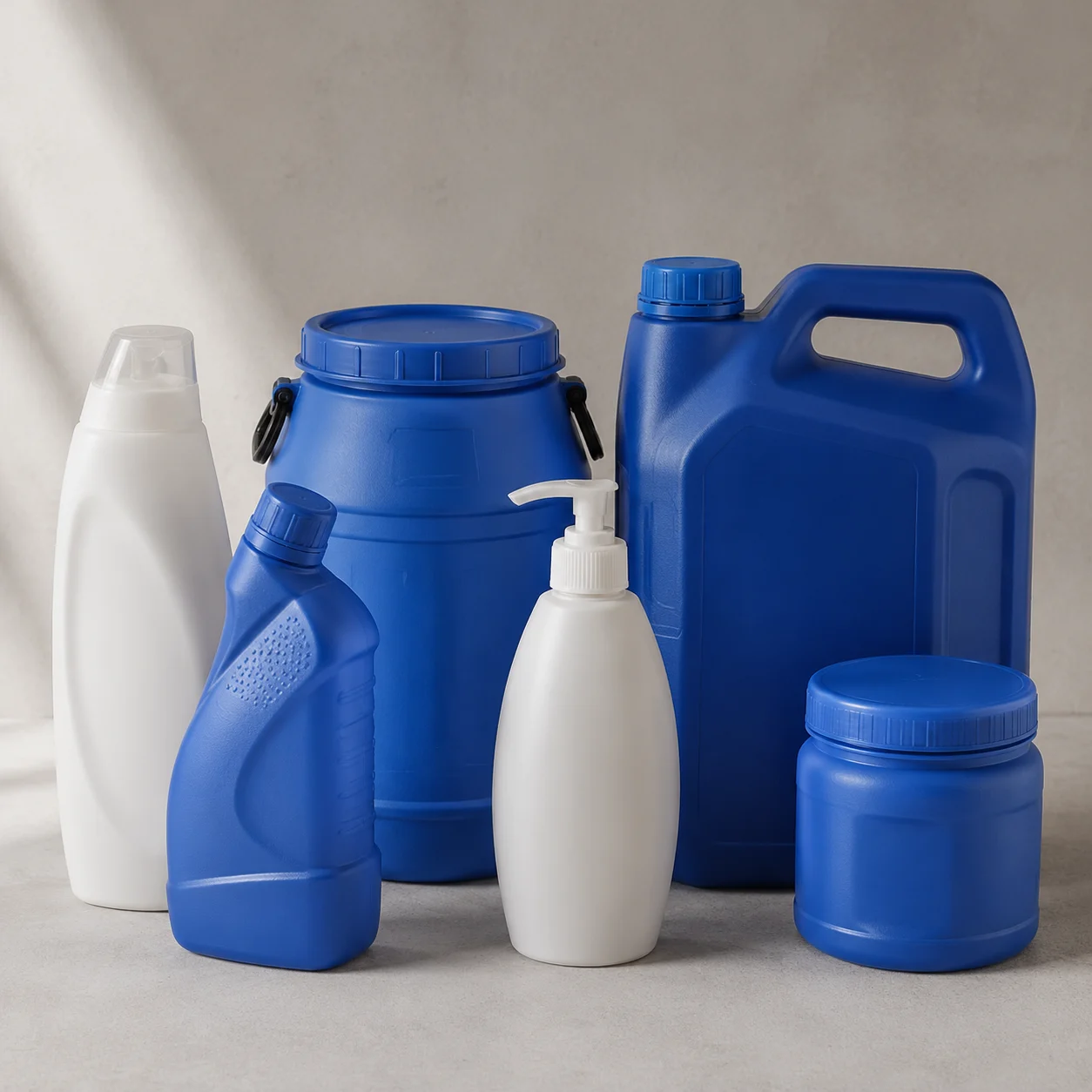 Mosaic of manufactured custom bottle designs