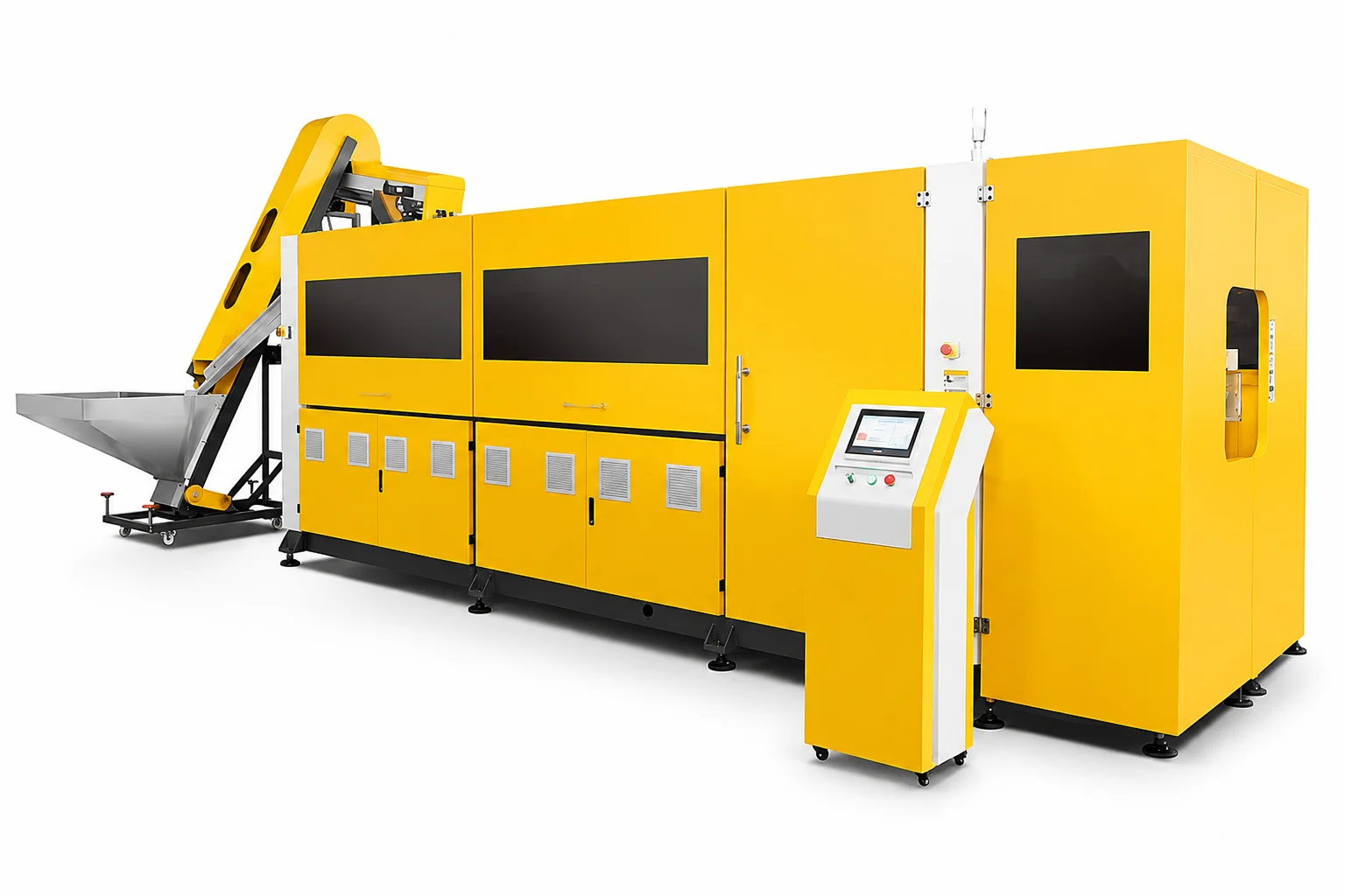 Rigorous used blow molding machine inspection and sourcing process at BlowPacker