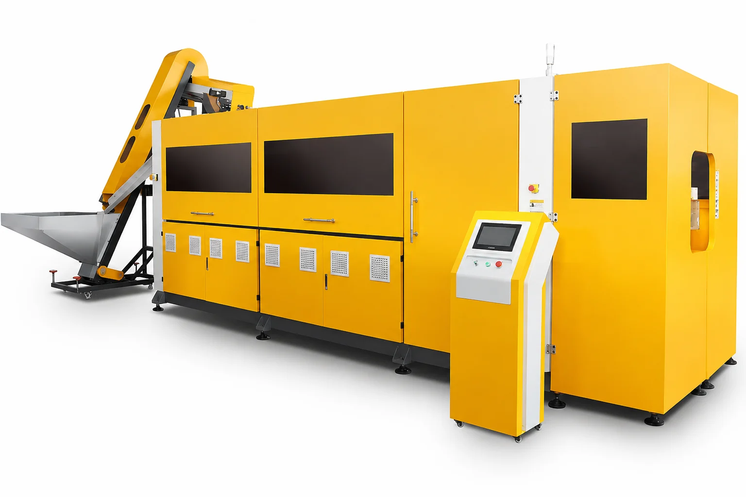 Stretch blow molding machine project implementation process