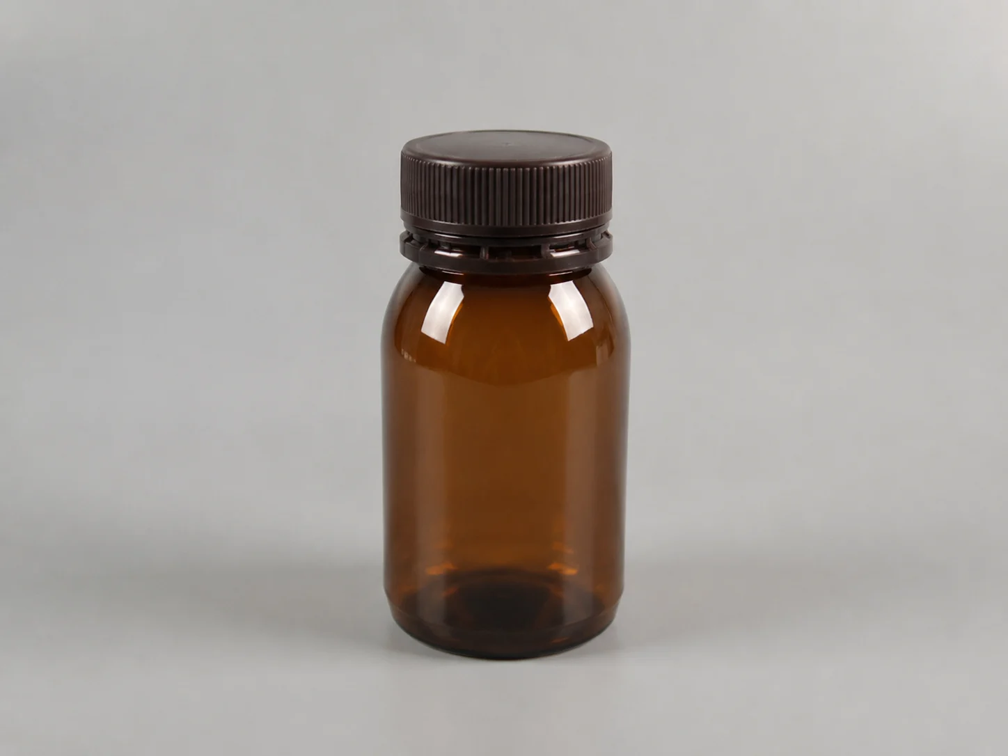 Tamper-Evident Pharmaceutical Vial 60ml Amber