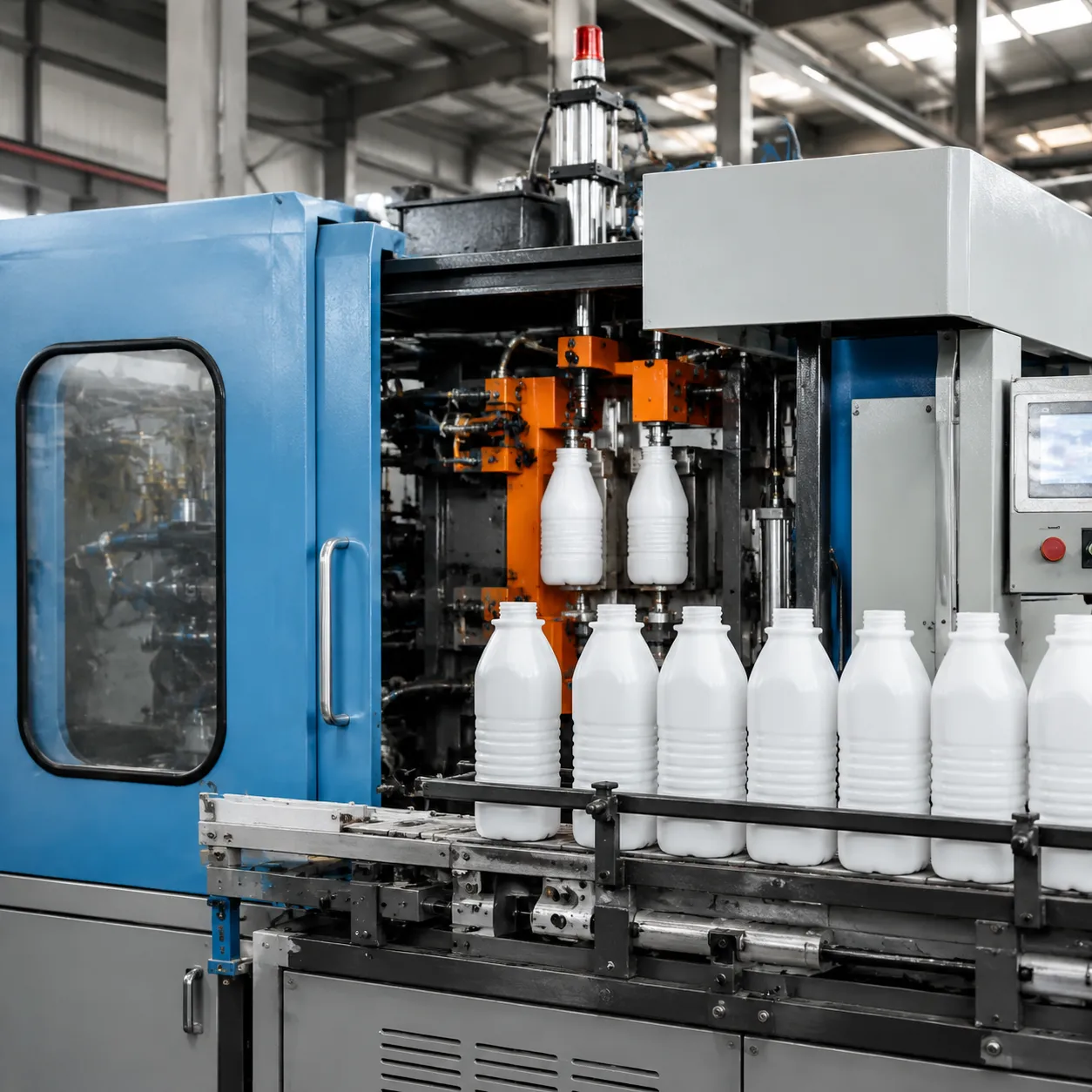 格安価格の自動PEボトル成形機 — BlowPacker EBM押出吹きライン、HDPEボトル用