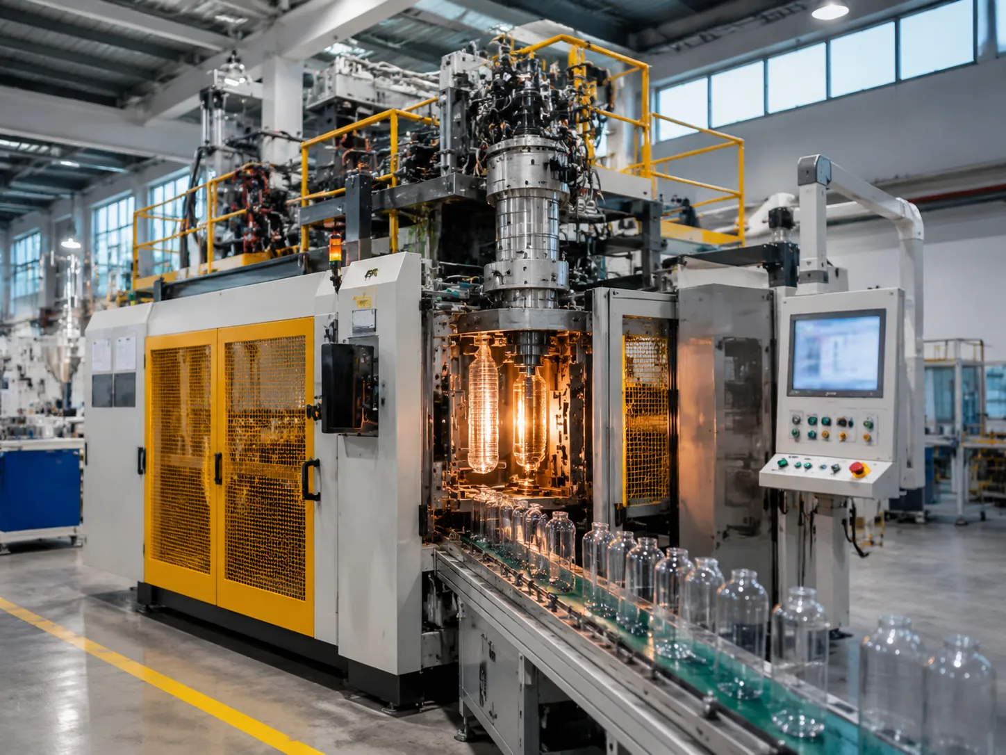 Buy discount fully automatic stretch blow molding machine all-servo PET line