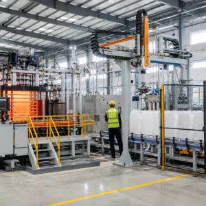 Prezzo della macchina automatica di estrusione a soffiaggio da 1000L linea di contenitori IBC