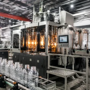 Automatic hot fill blow molding machine PET heat-set bottle production