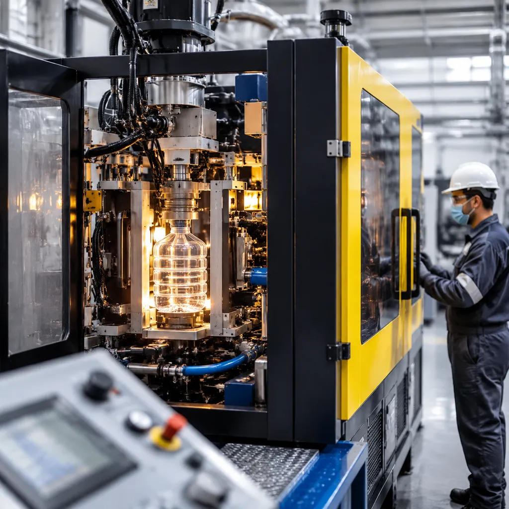 Automatic plastic blow molding machine manufacturer for container production lines