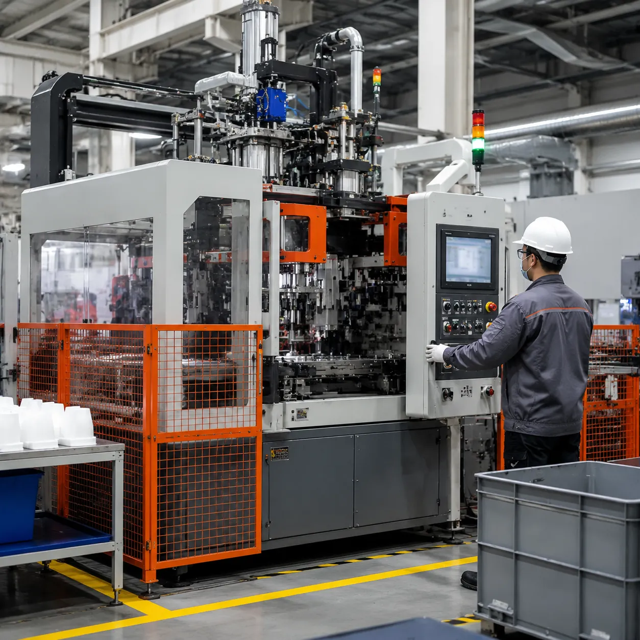 Automatic PP blow molding machine for sale servo extrusion blow molding line